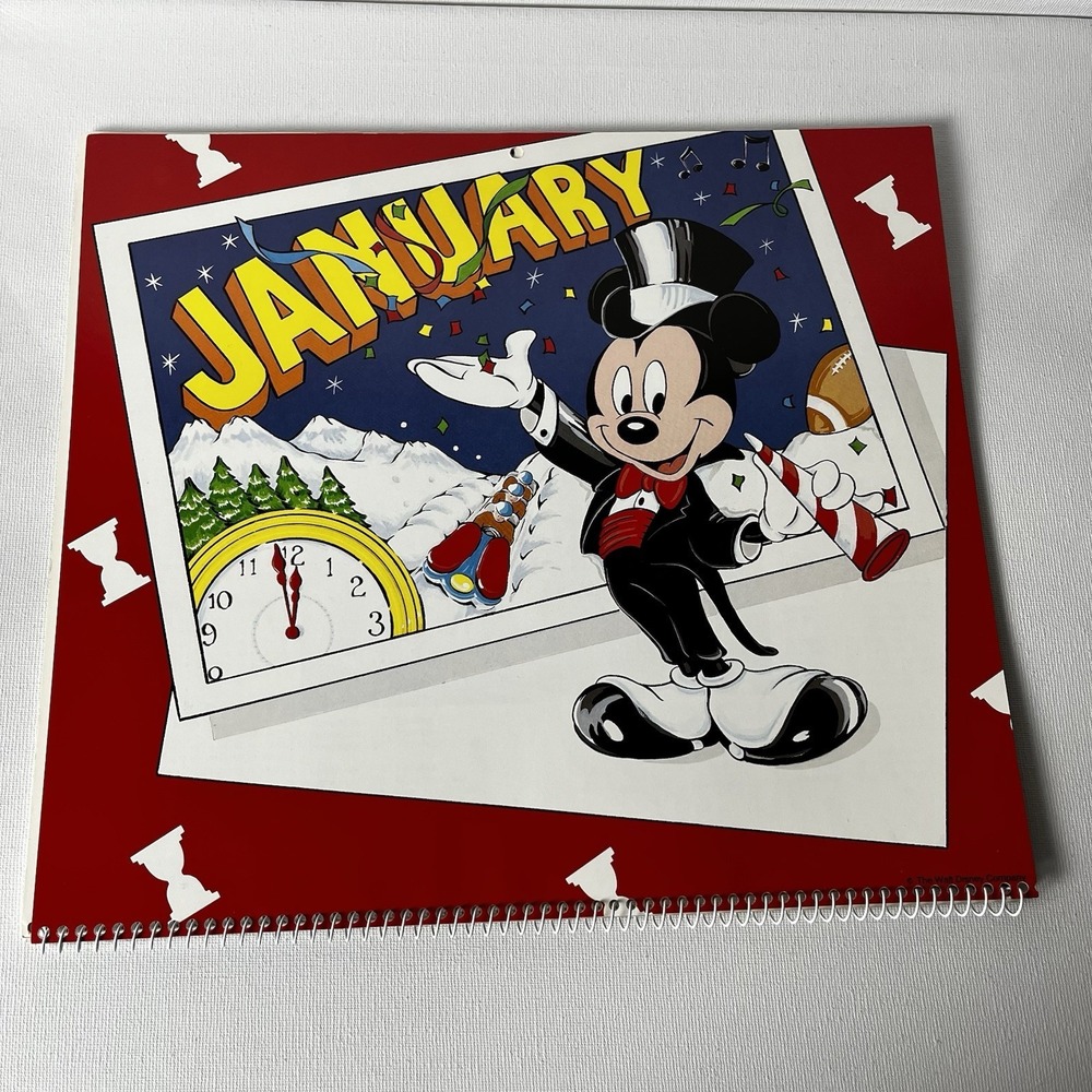 Vintage‎ Walt Disney Mickey Mouse 1991 Calendar - New - Picture 3 of 10